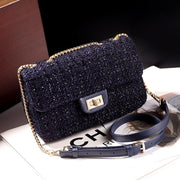 small square chain shoulder bag, view 3 - MRSLM