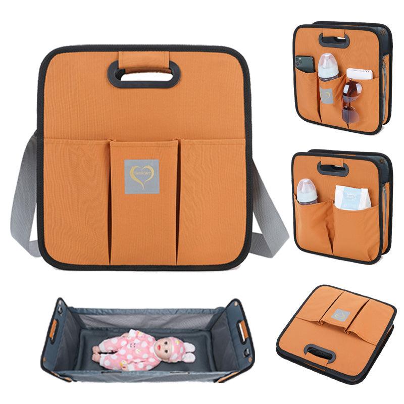 2021 New Design Fashion Portable Shoulder Folding Bed Baby Nappy Messenger Bags - MRSLM