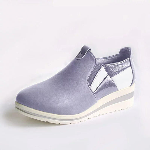 women's wedge heel platform loafers, view 8 - MRSLM