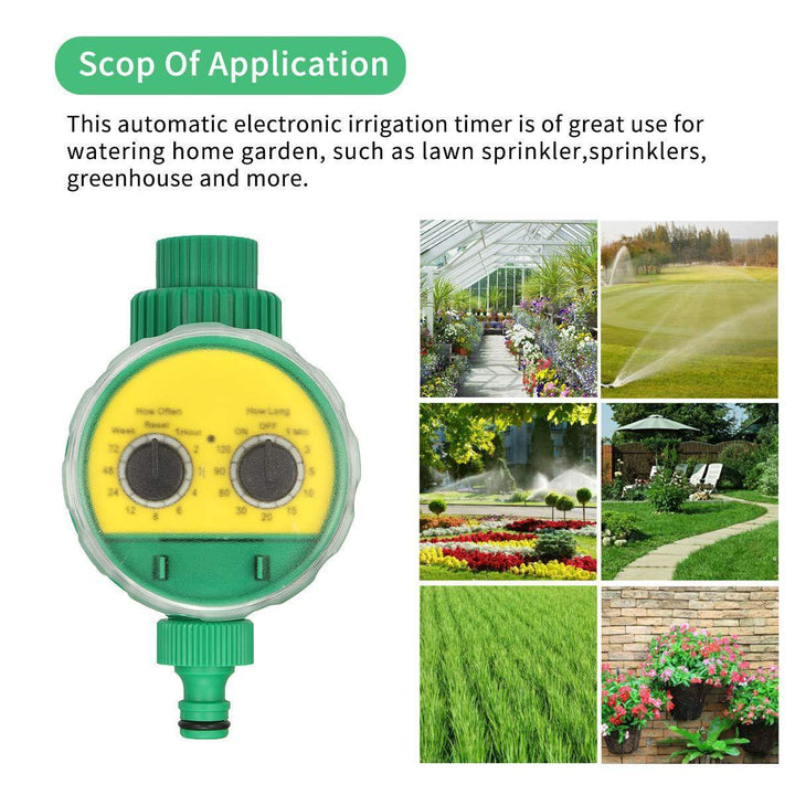 Programmable Garden Watering Timer LCD Display Automatic Irrigation Controller - MRSLM