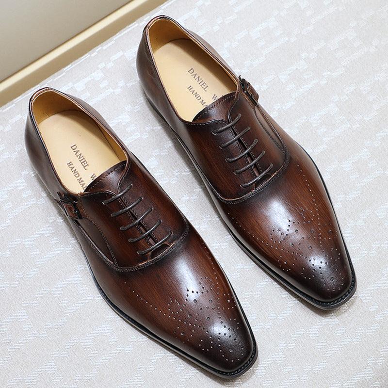 Business Oxford Shoes Formal Dress High-End Casual Shoes Men's Shoes - MRSLM
