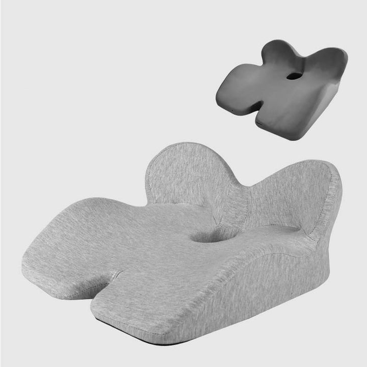 Non-Slip Memory Foam Seat Cushion Posture Correction Slow Rebound Hollow Out Design Prevent Hemorrhoids Give Birth Pain Relieve - MRSLM