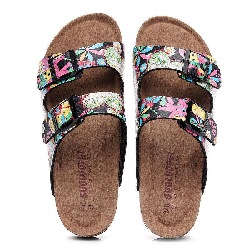 Double buckle slide sandals - MRSLM
