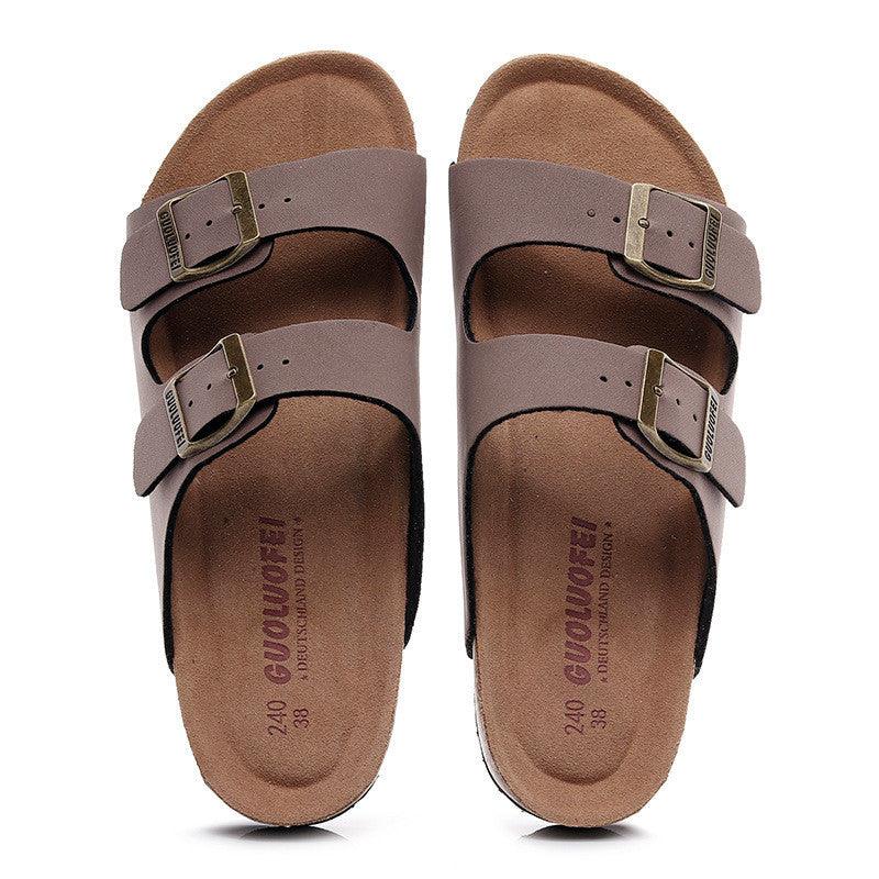 Double buckle slide sandals, view 7 - MRSLM