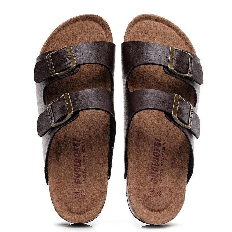 Double buckle slide sandals, view 4 - MRSLM