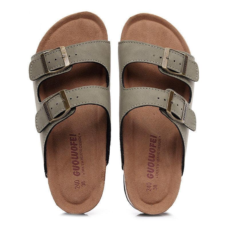 Double buckle slide sandals, view 9 - MRSLM