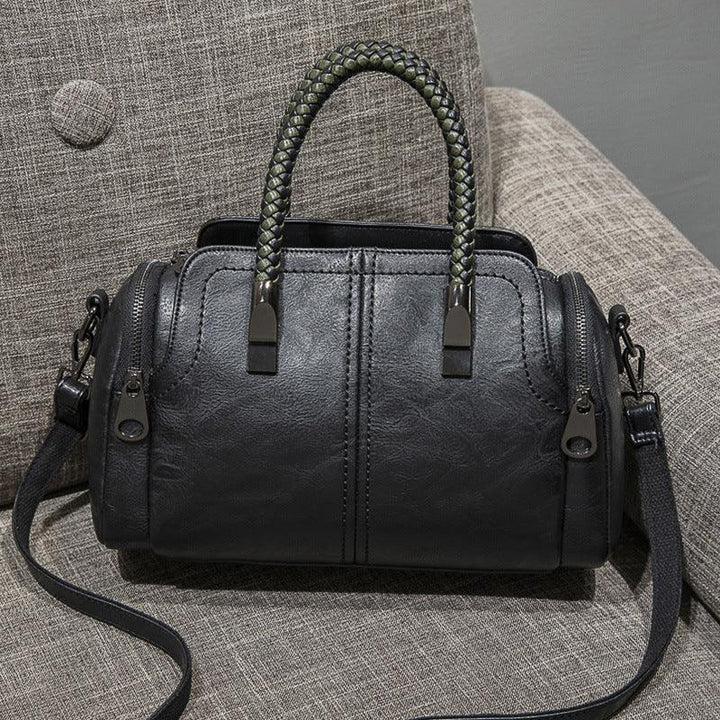 Casual Woven Handbag Bag Female Texture Single Shoulder - MRSLM