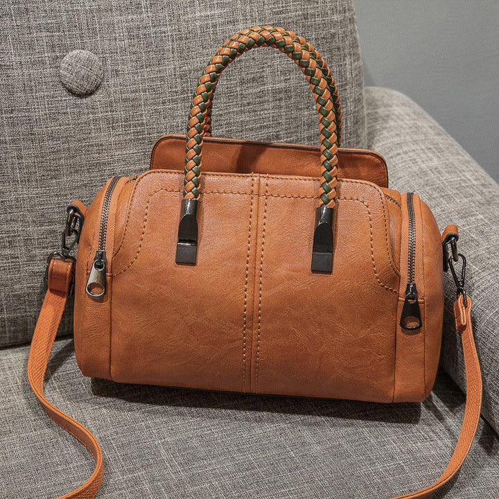 Casual Woven Handbag Bag Female Texture Single Shoulder - MRSLM