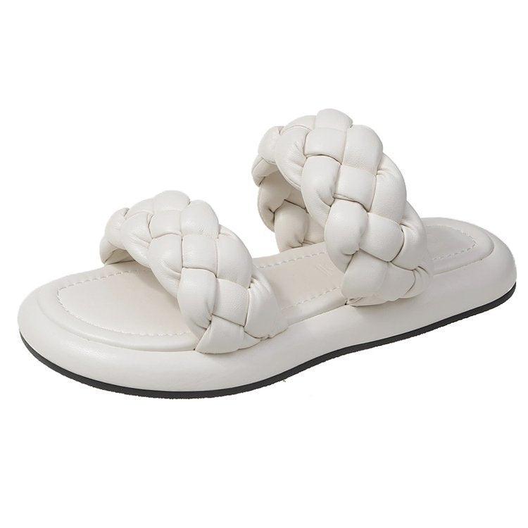 Women's flat sponge cake sandals - MRSLM