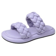 Women's flat sponge cake sandals, view 4 - MRSLM