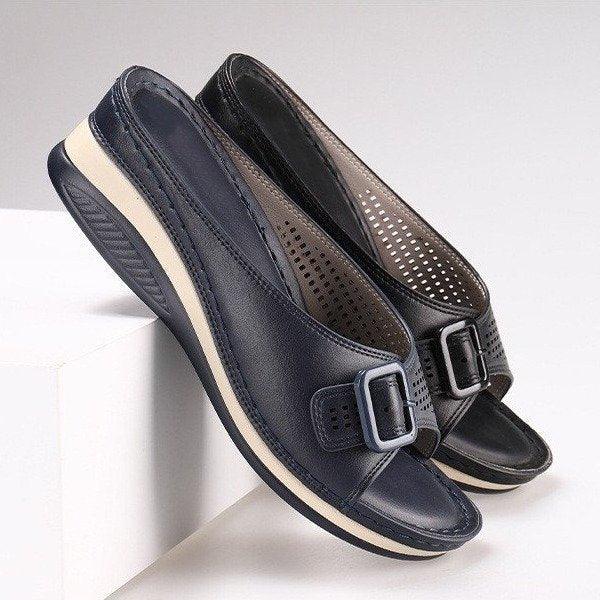 Women's Flat-soled Thick-soled Wedges Casual Shoes - MRSLM
