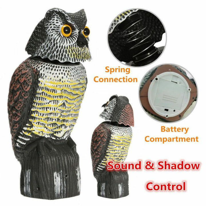 Outdoor garden farm bird repellent owl decoy - MRSLM