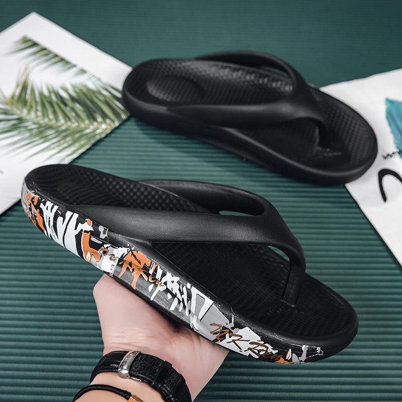 Summer Couple Flip-flops Fashion Casual Sandals Soft And Comfortable Indoor And Outdoor - MRSLM