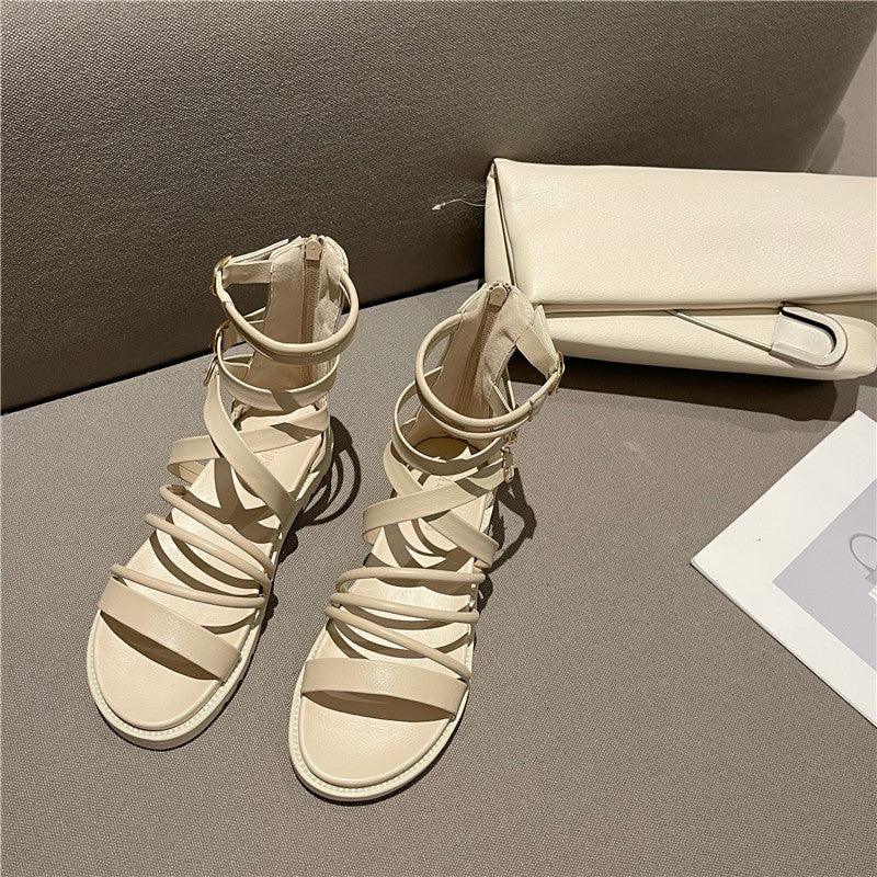 Roman Sandals Fairy Style Women's Flat Shoes - MRSLM