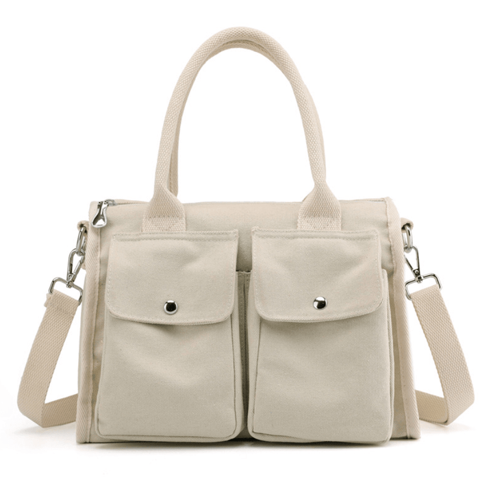 Canvas Women Bags for Women 2021 Doctor Bag Ladies Hand Bags Handbag Designer Totes Casual Canvas Crossbody Bag Shoulder Hobo - MRSLM