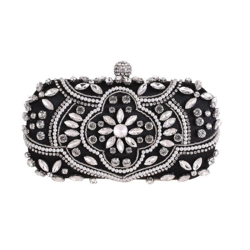 Diamond-studded evening bag, view 5 - MRSLM