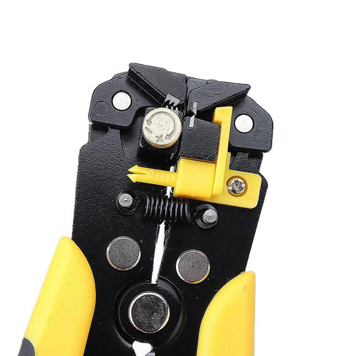 DANIU Multifunctional Yellow Automatic Wire Stripper Crimping Plier Terminal Tool for Cutting Stripping Wire Cable - MRSLM