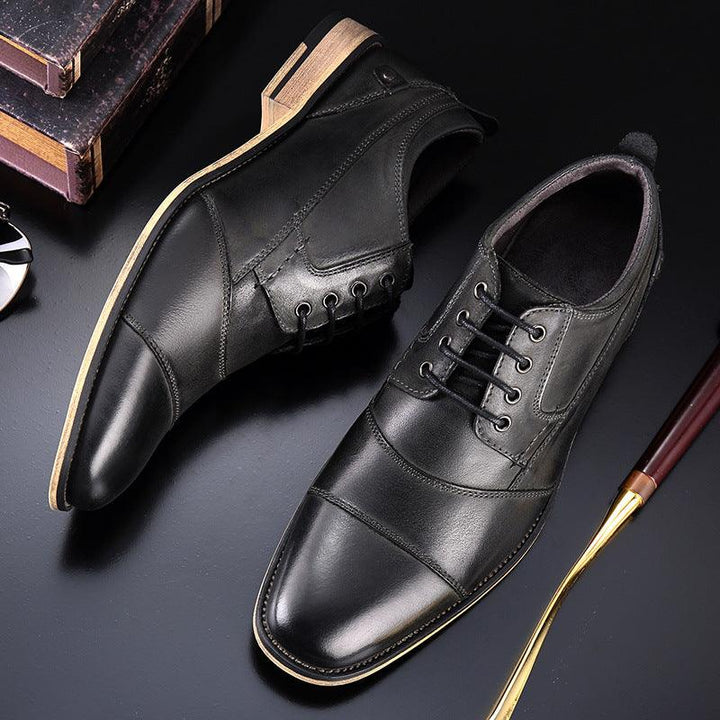 Leather lace-up casual shoes - MRSLM