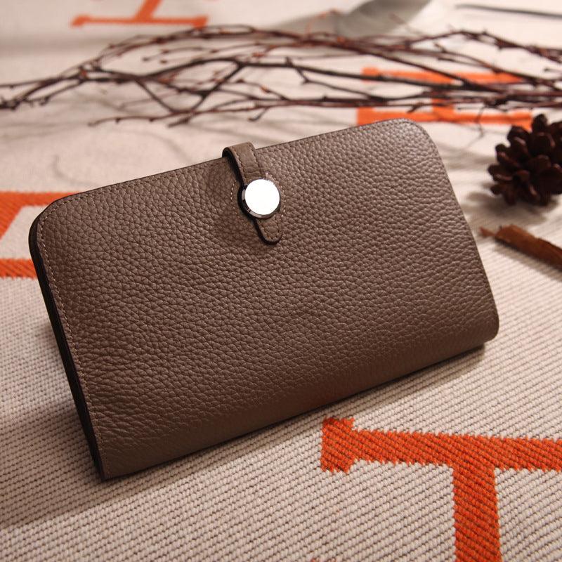 Long leather passport bag, view 8 - MRSLM