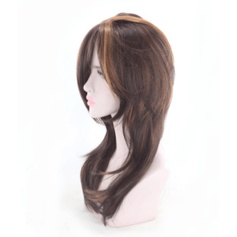 Europe and America trend spot medium long curl wig (Graduated color) - MRSLM