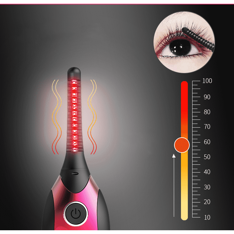 Rolling eyelash curler (Rose Red) - MRSLM