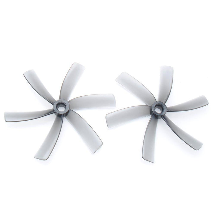 HQProp Duct-75MMX6 75mm 3 Pitch 6 Blades Grey Propeller for FPV Racing Drone Cinewhoop (2CW+2CCW)-Poly Carbonate - MRSLM