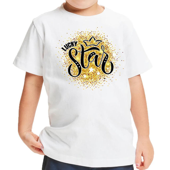 Lucky Star Toddler T-Shirt - Cute Kids' T-Shirt - Themed Tee Shirt for Toddler - MRSLM