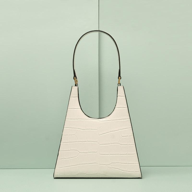 Vintage one-shoulder cowhide bucket bag, view 8 - MRSLM