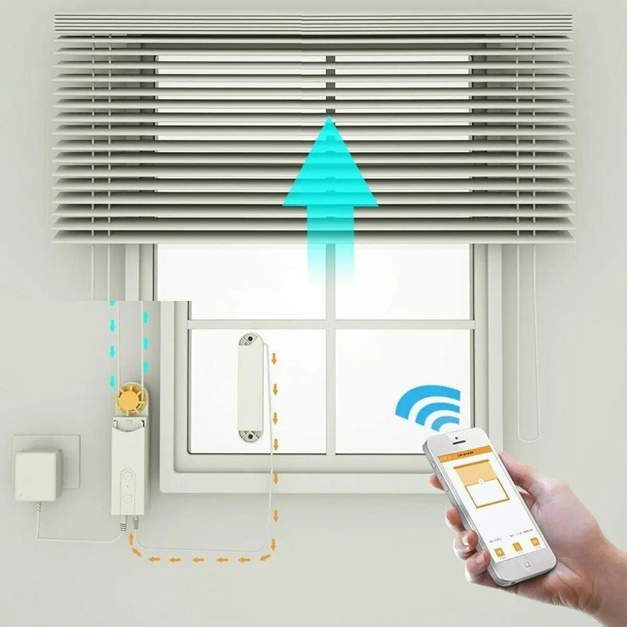 DIY Smart Chain Roller Blinds Shade Shutter Drive Motor Powered By APP Control Smart Home Automation Devices - MRSLM