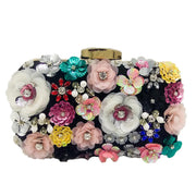 flower beaded banquet clutch - MRSLM