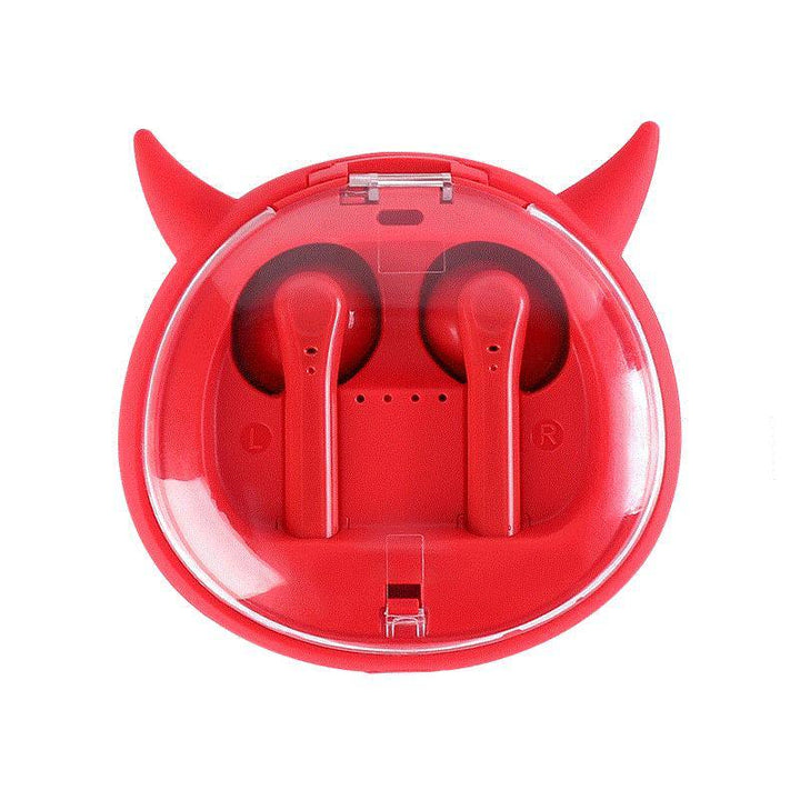 Macaron Red Tws5.0 Wireless Bluetooth Headset - MRSLM