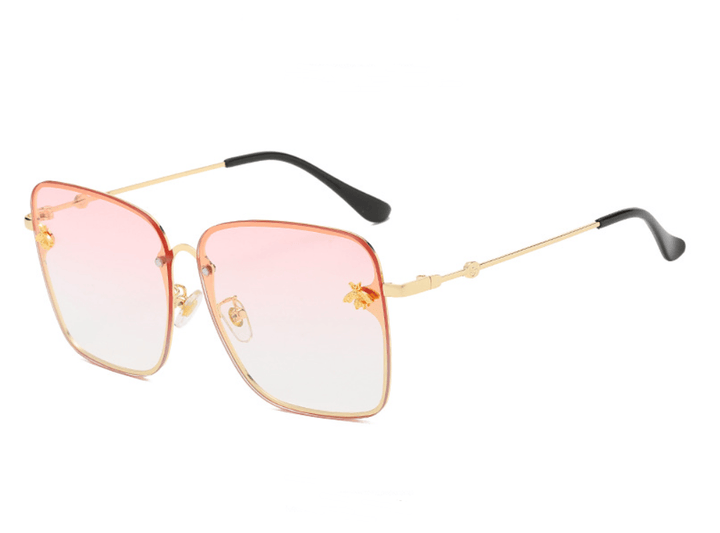 Women'S European and American Bee Square Sunglasses - MRSLM