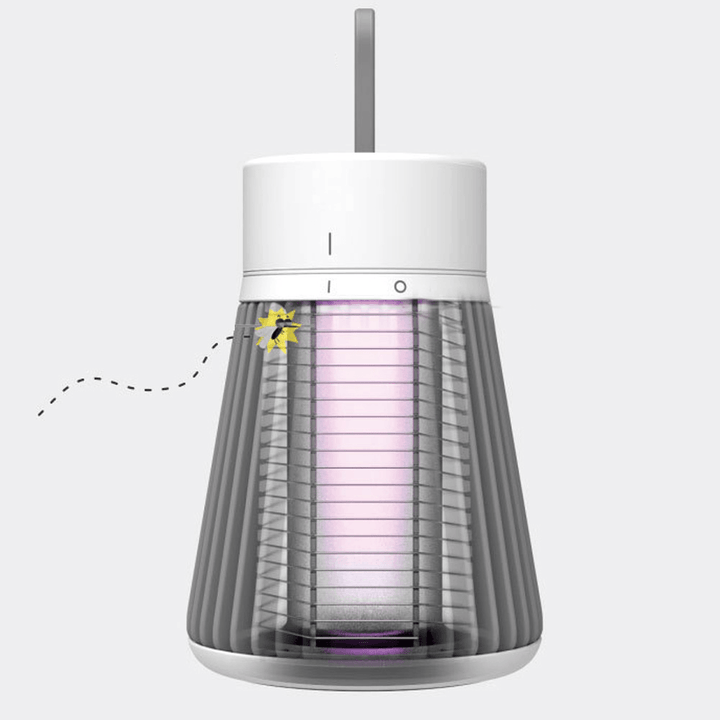 Ipree 360° Mosquito Killer Insect Repellent Lamp Electronic Mosquito Trap Light USB Rechargeable UV LED Mosquito Dispeller - MRSLM