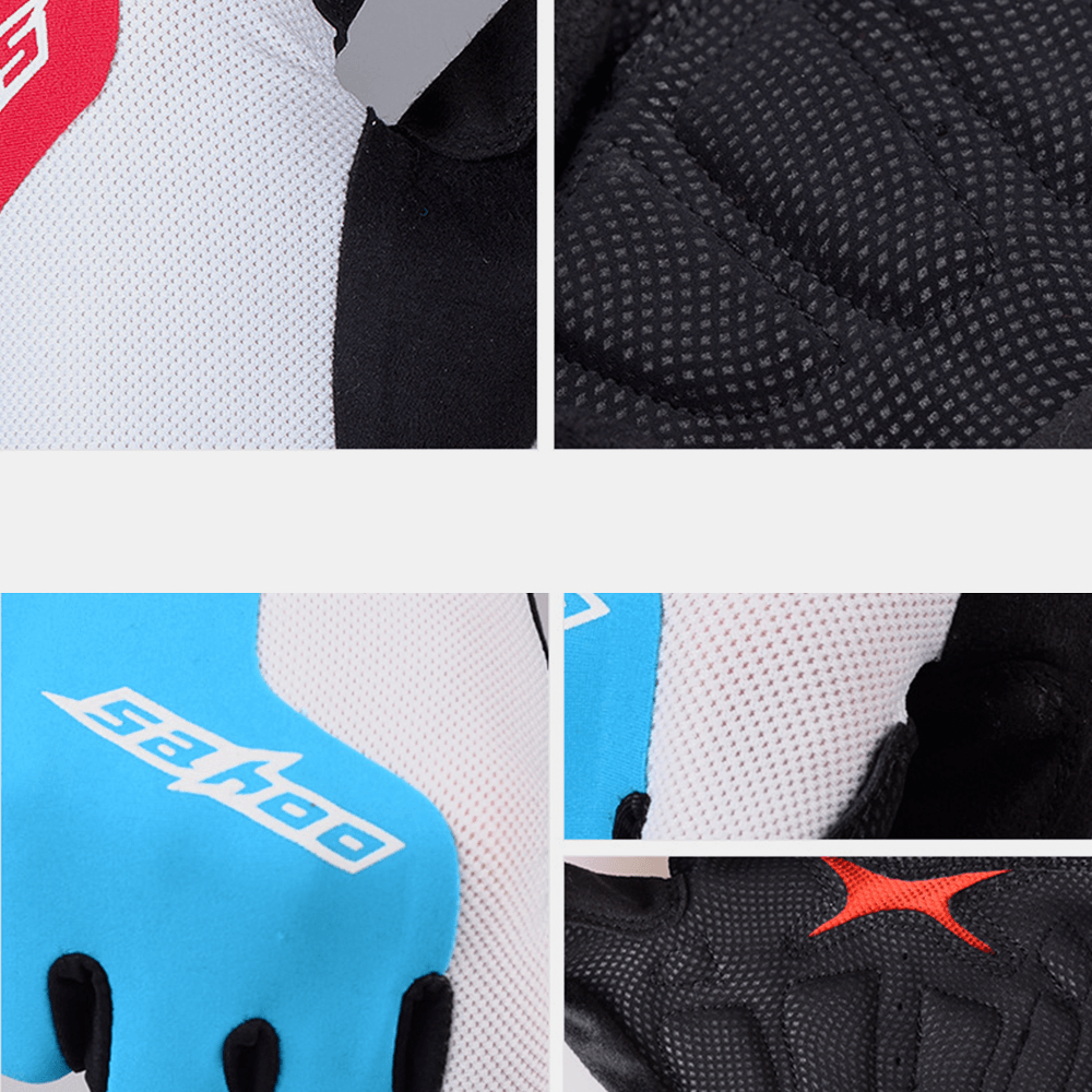 Unisex Non-Slip Full Finger Breathable Elastic Outdoor Riding Cycling Gloves - MRSLM