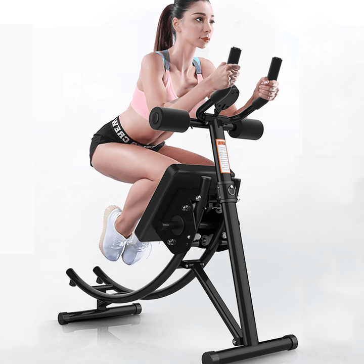 Abs Crunch Abdominal Exercise Machine with Timer Fitness Body Muscle Home Workout Equipment - MRSLM