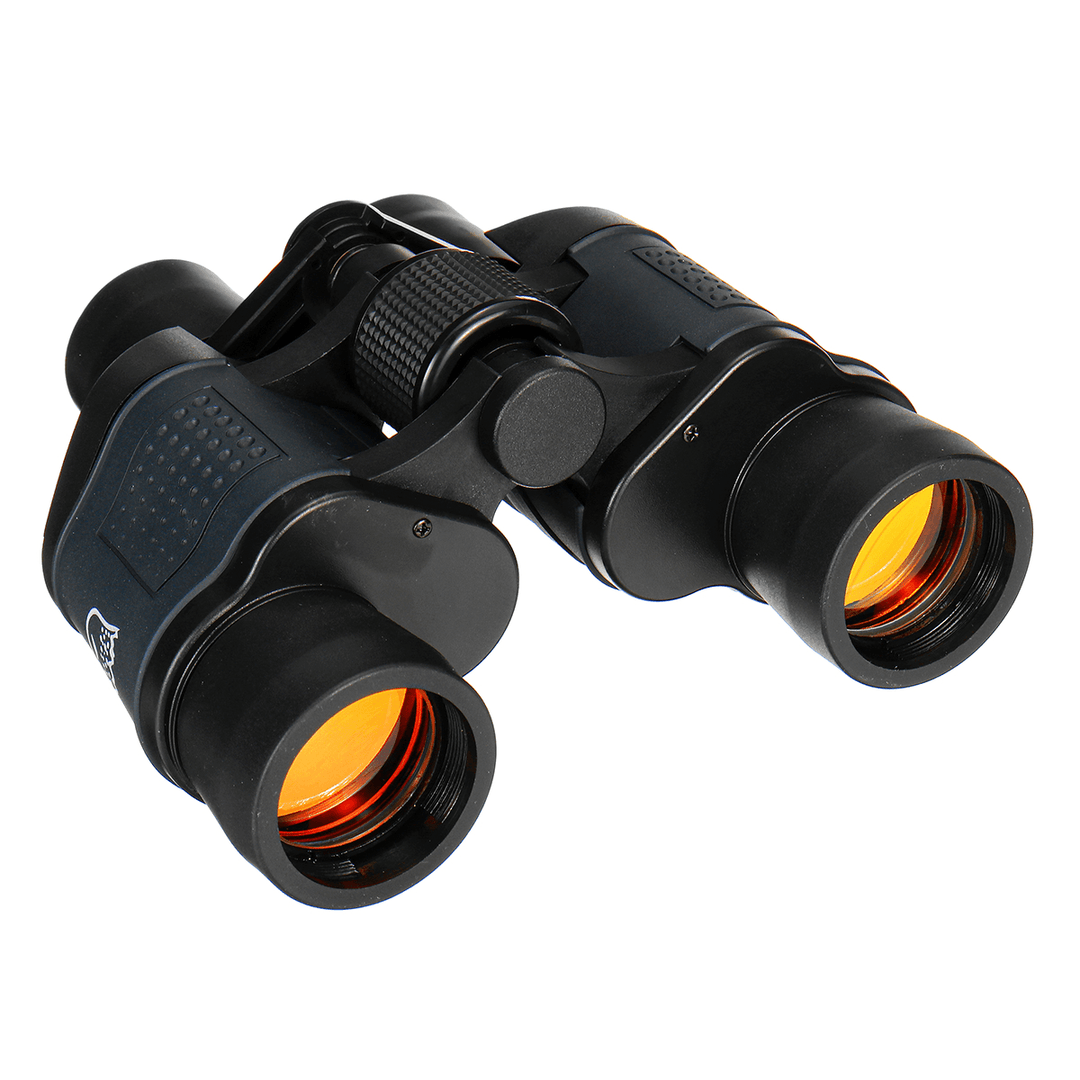 60X60 5-3000M Day/Night HD Hunting Binoculars with Compass Coordinates Outdoor Camping Waterproof Telescope - MRSLM