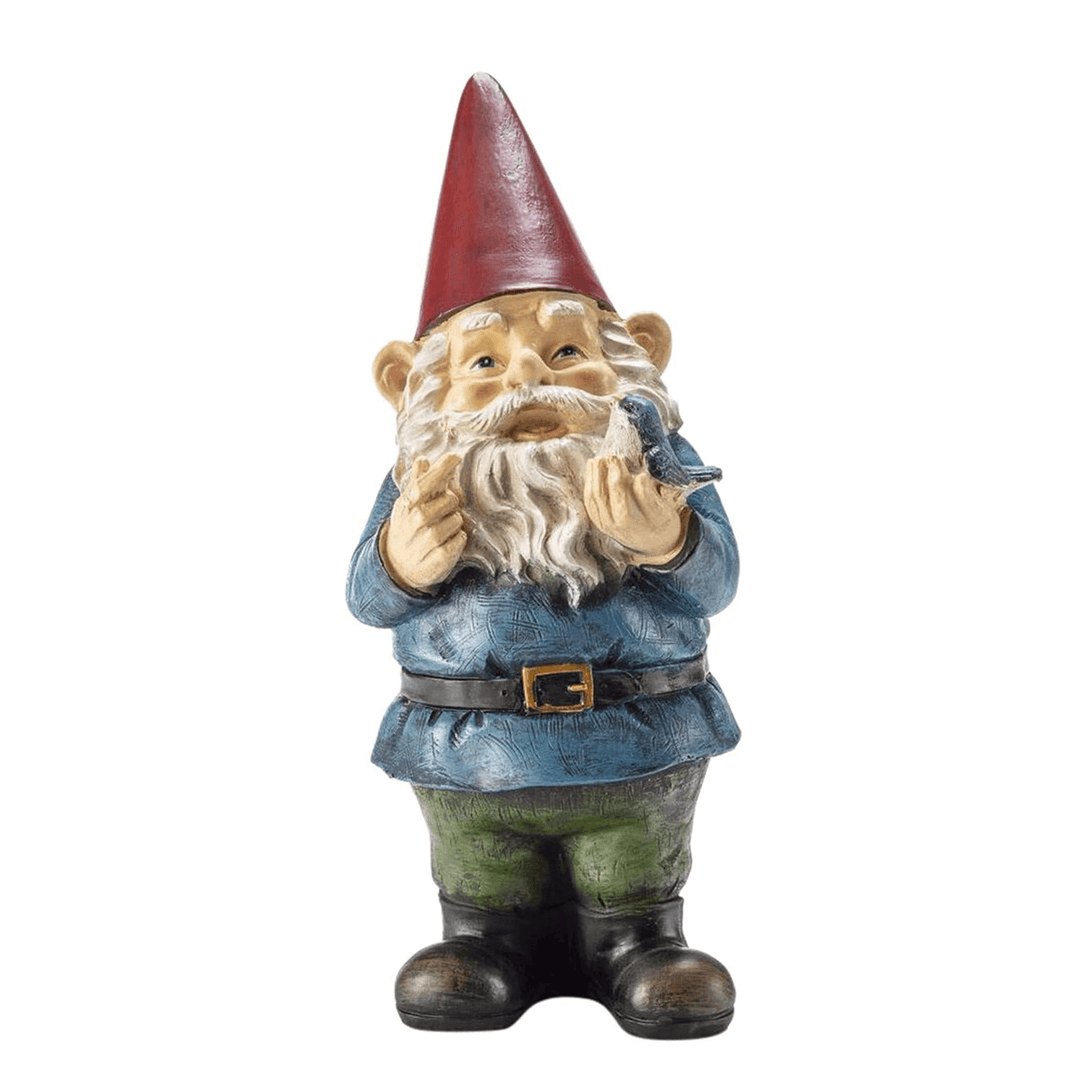Resin Funny Naughty Garden Gnome for Lawn Indoor or Outdoor Decorations - MRSLM