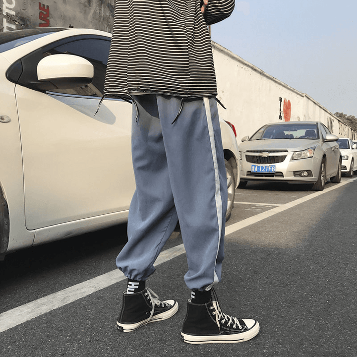 Sports Pants Hong Kong Style Loose Casual Thin Student Trend - MRSLM