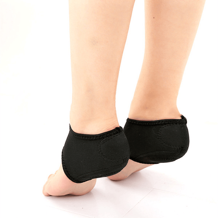 Thicken Cushion Ankle Support Plantar Fasciitis Foot Support Heel Pain Relief Dancing Foot Protector - MRSLM