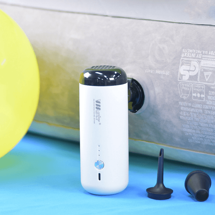 IPREE 390L/Min Powerful Air Pump Portable USB Charging Inflator for Travel Vacuum Storage Bag Swimming Ring Camping Air Mattresses - MRSLM