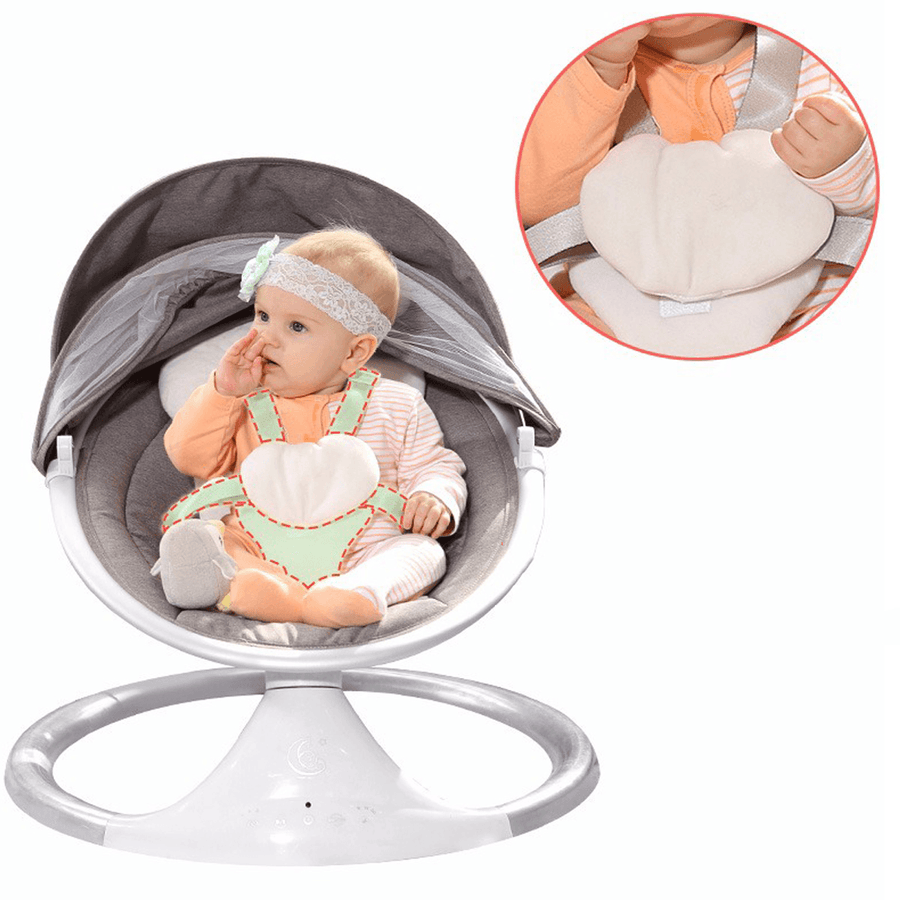 Electric Baby Swing Chair Infant Music Rocking Seat Multifunctional Baby Cradle for 0-3 Years Old - MRSLM