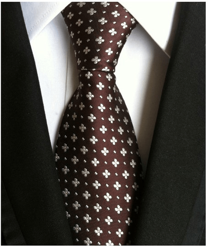 Men S Tie 8Cm Business Gentleman British Formal Wear - MRSLM