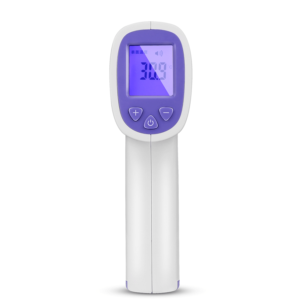 QY-EWQ-01 Forehead Infrared Thermometer LCD Backlight Display Non-Contact Temperature Meter for Body Temperature Measuring - MRSLM