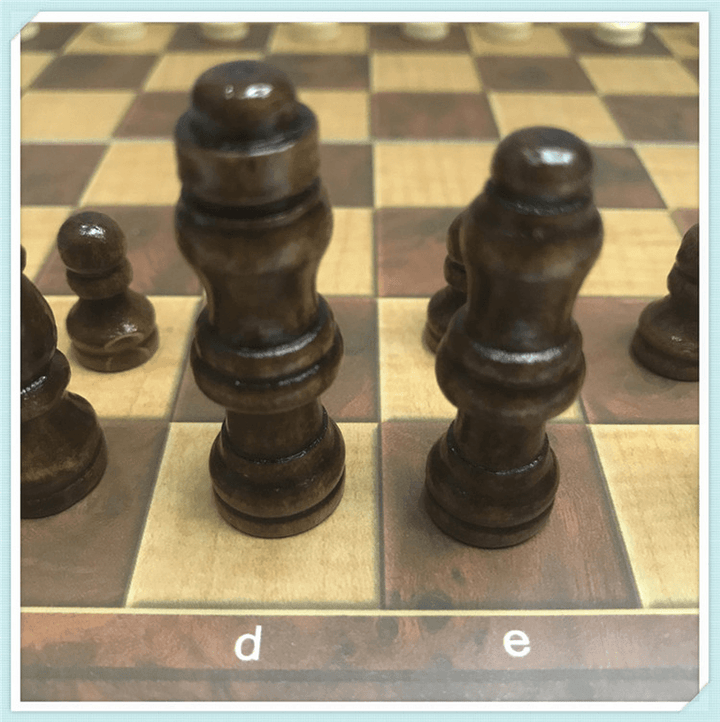 Wooden Chess 3 in 1 Foldable Chess Large, Medium and Small Size Complete - MRSLM