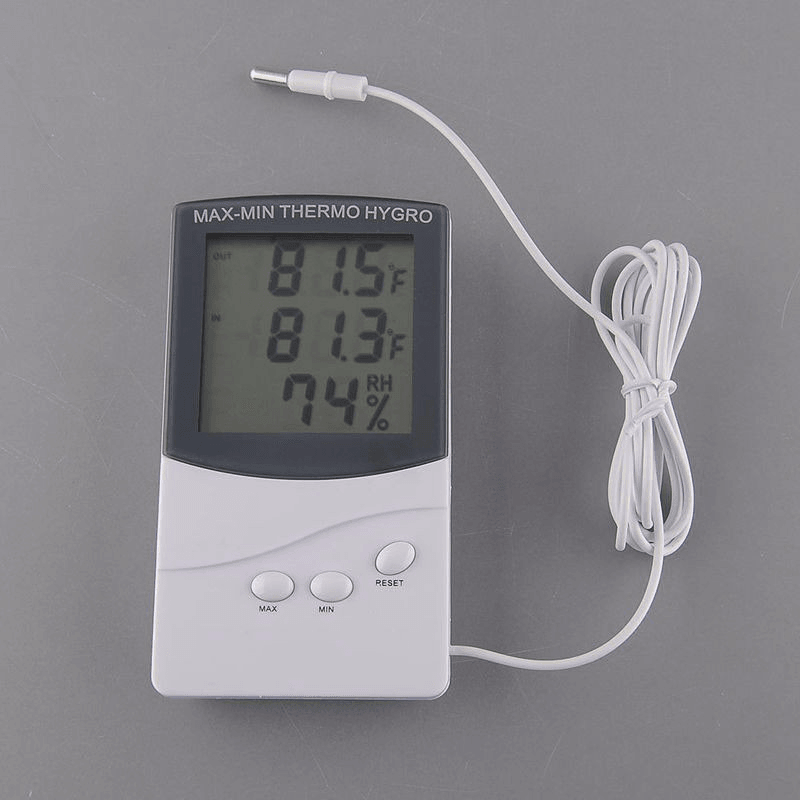 TA-318 High Quality Digital LCD Indoor Outdoor Thermometer Hygrometer Temperature Humidity Meter - MRSLM