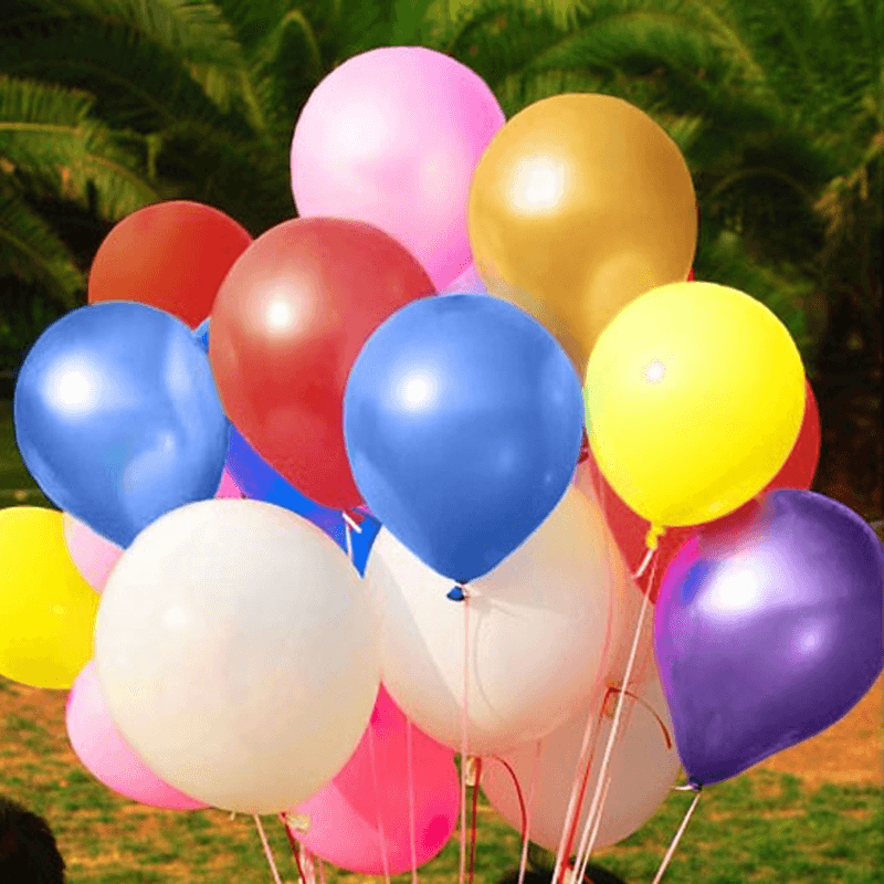 100Pcs Wedding Party Latex Balloons Pearl Balloon Birthday Festival Pearl Balloon - MRSLM
