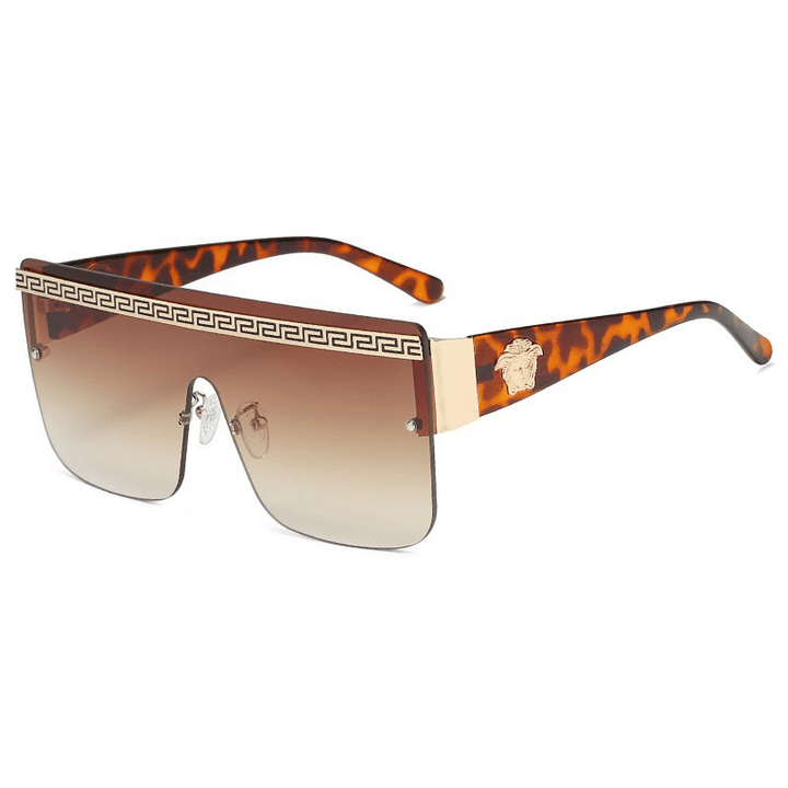 Trendy Fashion Personality Head Decorated Sunglasses Frameless - MRSLM