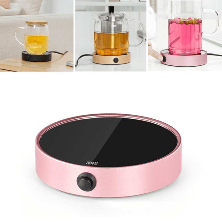 Portable Electric Desktop Coffee Warmer Tea Heater Cup Mug Pad Warming Tray Cup Warmer Pad - MRSLM