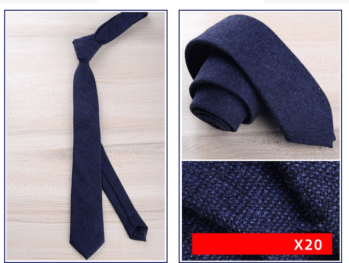 Wool Tie Men Formal Wear England - MRSLM