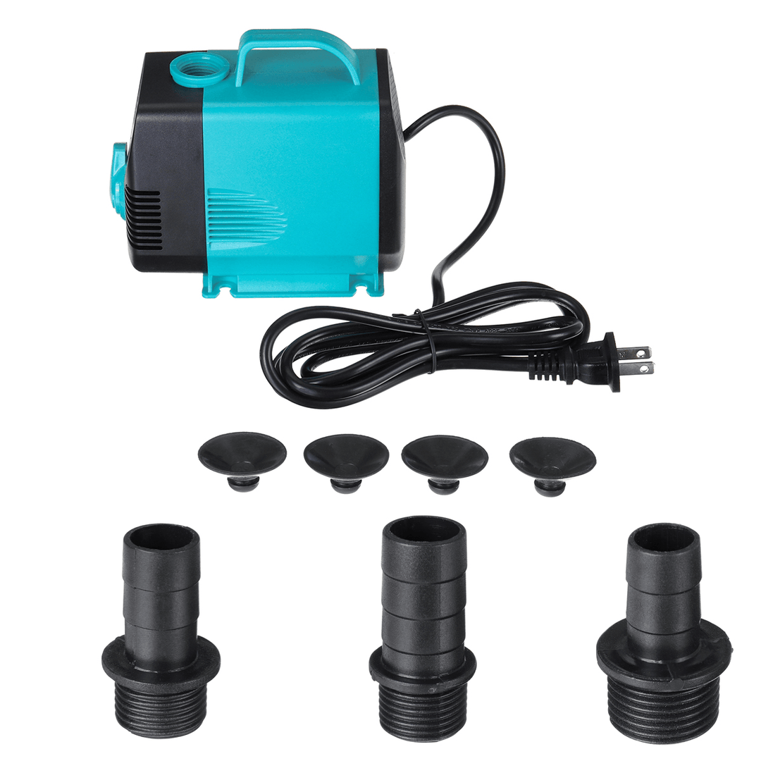 110V 60HZ Submersible Pump 600-3000L/H 200Cm Ultra-Quiet Water Pump Fountain Pump with Power Cord for Fish Tank Pond - MRSLM